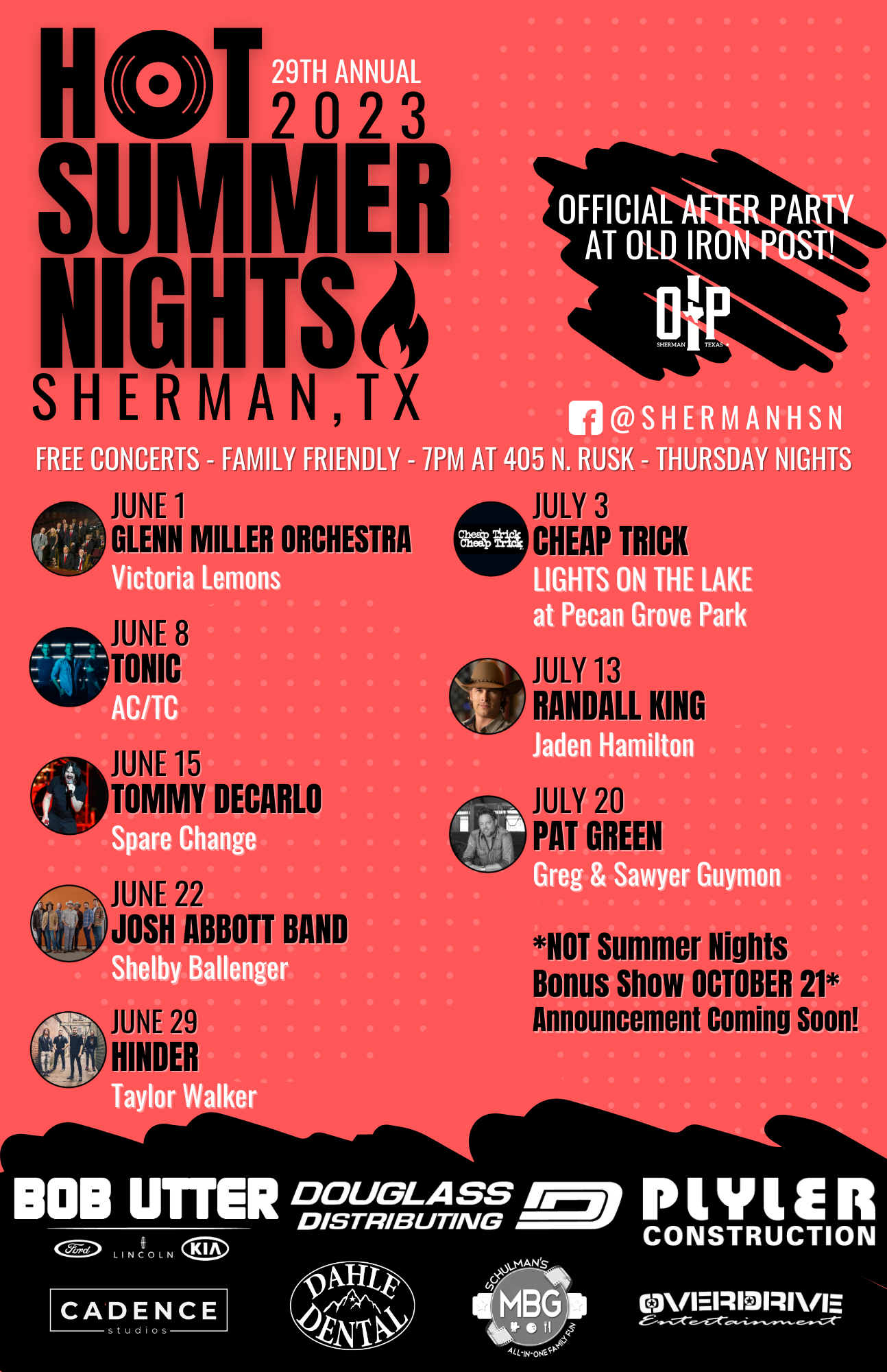 Hot Summer Night 2023 Sherman Tourism